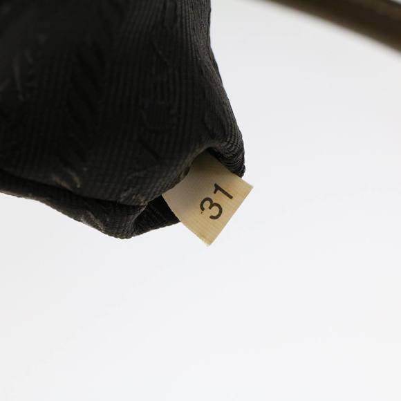 PRADA Hand Bag Canvas Leather Green Auth 53252 - Picture 12 of 16